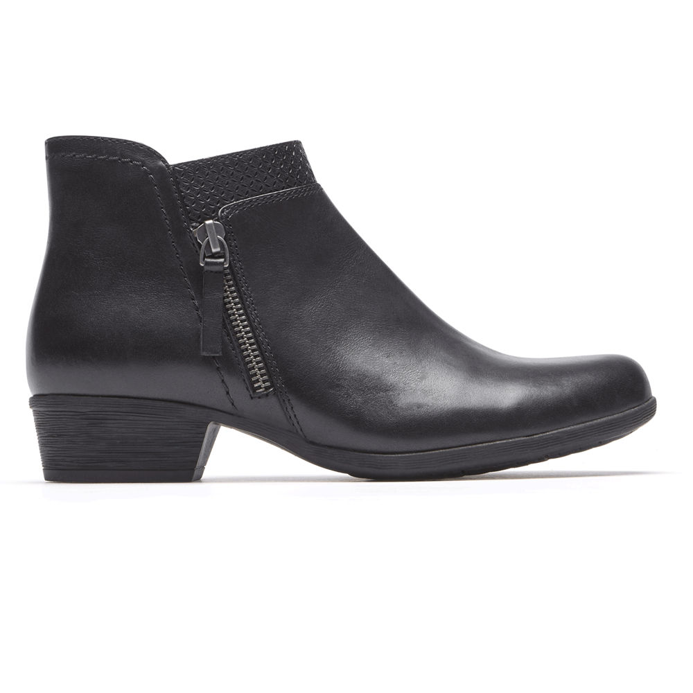 Booties Rockport Mulher Pretas - Carly - 63472PLBX